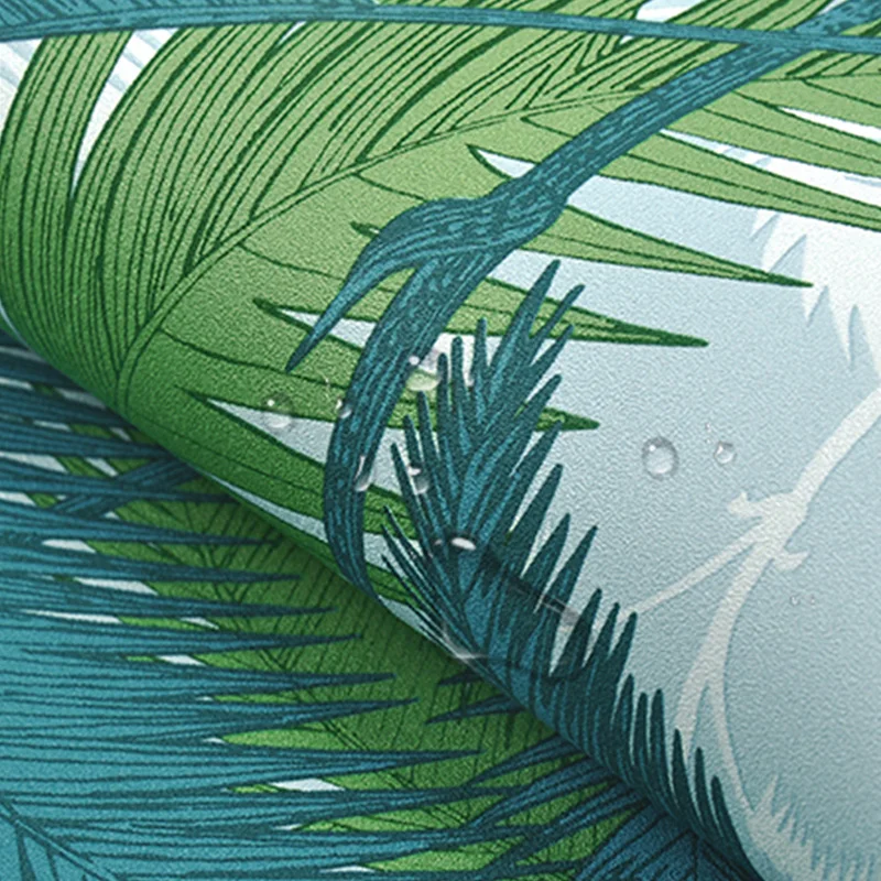 3D обои в европейском стиле, зеленые растения, тропический лес, обои для гостиной, ресторана, отеля, ПВХ, водонепроницаемые обои