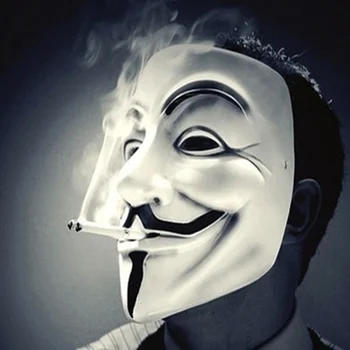 

METABLE 1PCS Anonymous V for Vendetta Mask Film Guy Fawkes Fancy Cosplay Christmas Easter Halloween Party Mask