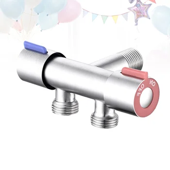 

1 Pc Shower Head Stainless Steel 3 Way Switch Adapter Diverter Shower Head Control Valve for Kitchen Bidet Shower Toilet