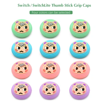 

For Nintendo Switch Controller Joystick Case Cover Marshal Joy-Con Button Cases Soft Analog Thumb Grip Stick Caps Cute