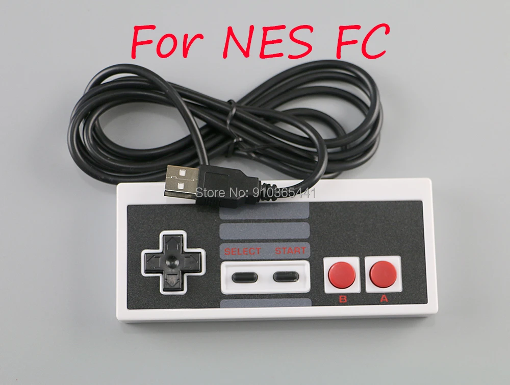 10Pcs Usb Cablato Per Nes Gamepad Pc/Usb/Nes Videogioco Per Computer Manico Endo Retro Usb Per Nes Joystick Controle Manette