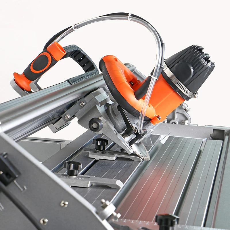 QX-800 45 degree chamfer Multi-function Fully automatic Electric desktop Tile slotting Cutting machine