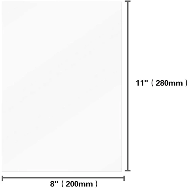 280X200mm 11X8Inch LCD Sn UV FEP пленка для DLP SLA копировальная машина D8 3D принтер части 2