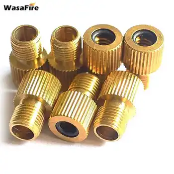 

Copper Bicycle Valve Adapter Wind Fire Wheels Adaptor Gas Nozzle Air Valve Conversion Head Converter For Mountain Road Bike