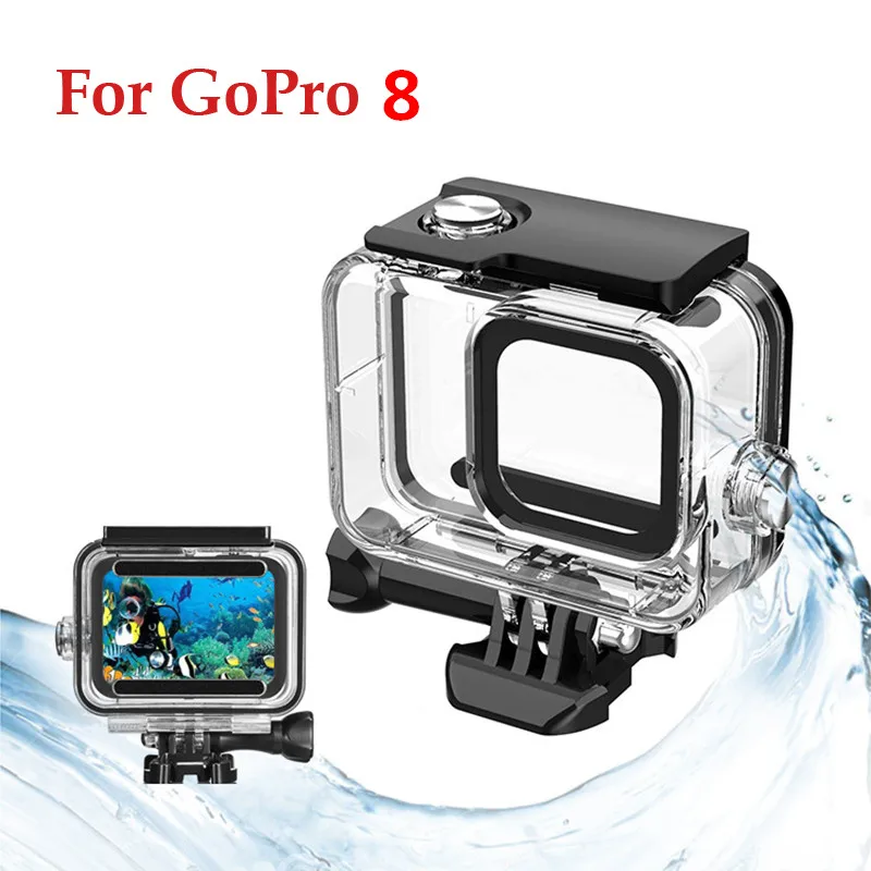 Водонепроницаемый чехол для подводного корпуса GoPro Hero 8 45M подводный