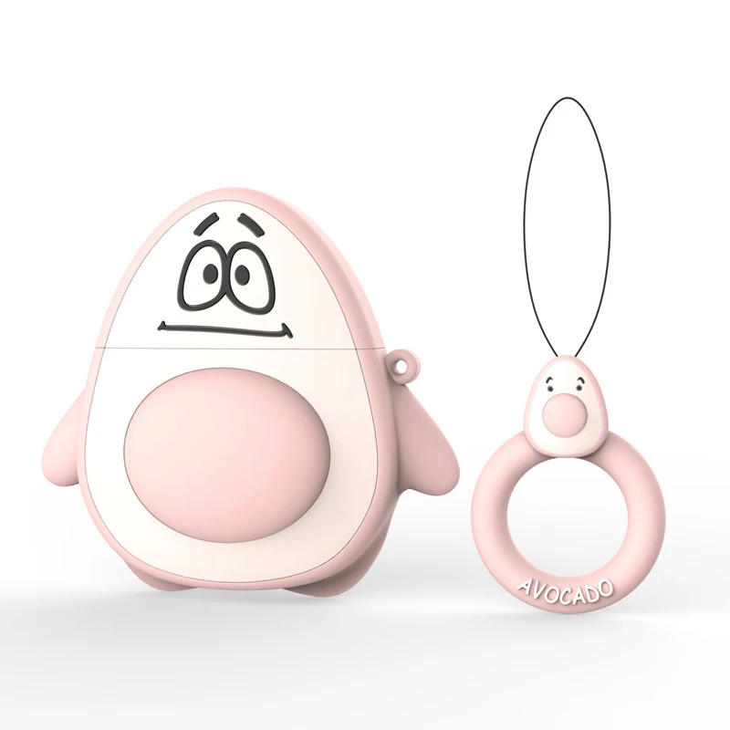 Милый мультяшный беспроводной Чехол для наушников Apple AirPods 2 Силиконовый чехол