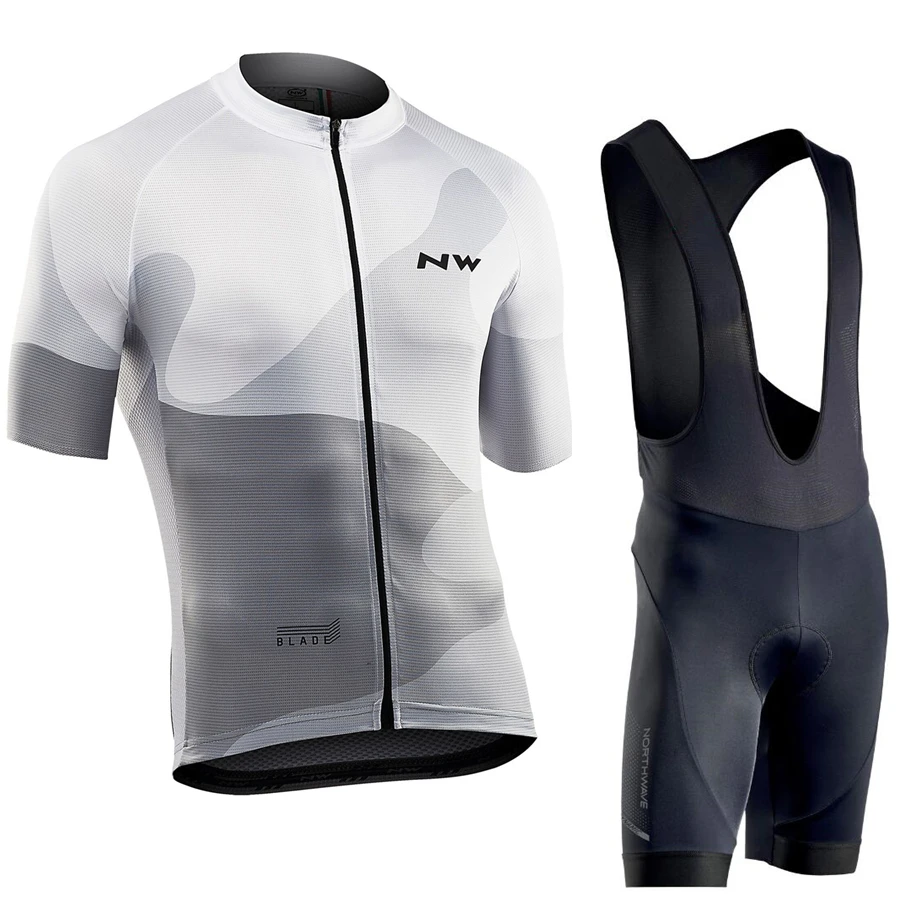 Conjuntos de Ciclismo Northwave 2019 ropa carreras verano secado rasido MTB Conjunto Jersey bicicleta manga|Велосипедные
