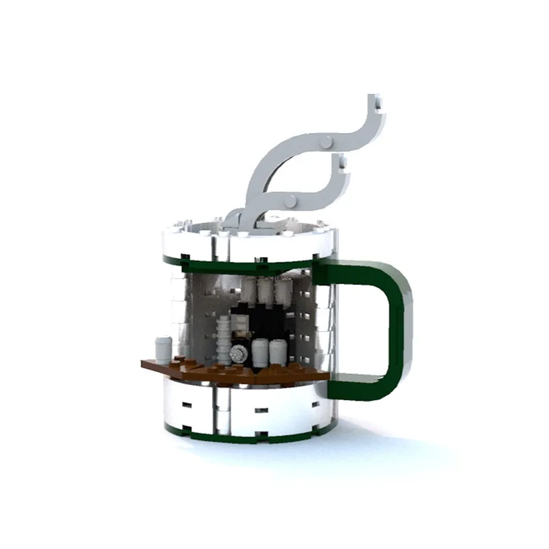 

BuildMOC Mini City Street View Building Blocks Coffee Shop Hamburger Store City Diy Bricks Toys For Children Christmas Gifts