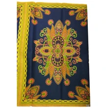 Африканская восковая ткань с большим рисунком, Анкара, восковая ткань, хлопок, удобная и качественная восковая ткань для одежды LBW0911