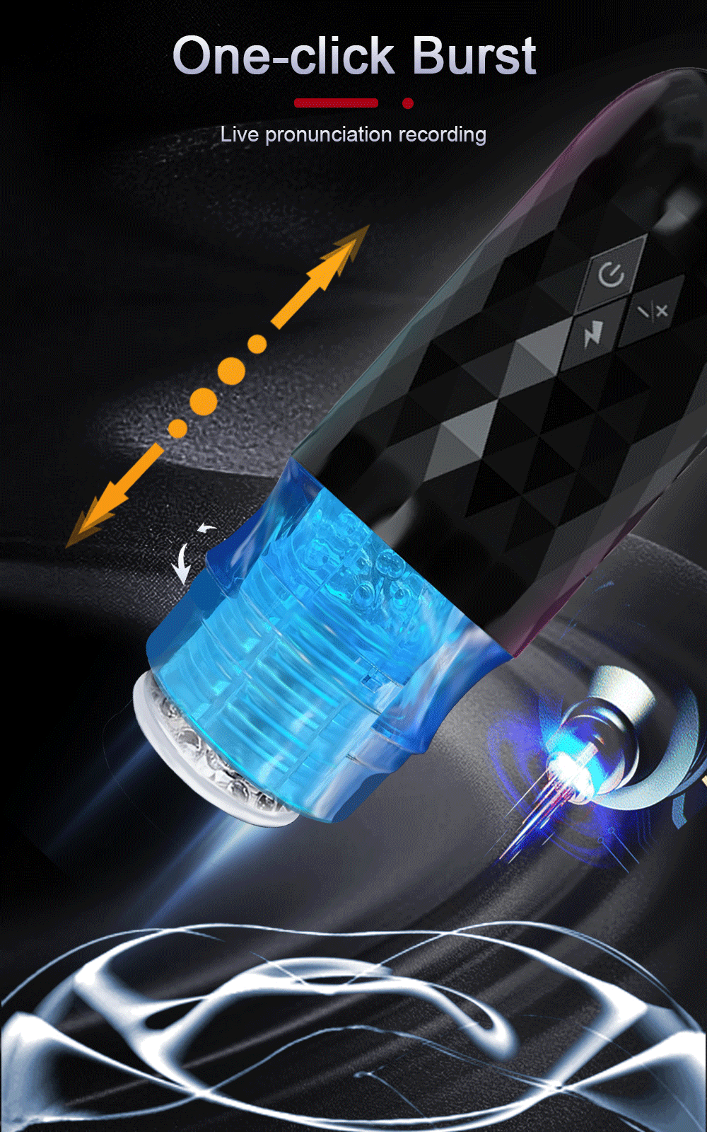 Automatic Male Masturbator Telescopic Silicone Sex Toy For Men Adult 