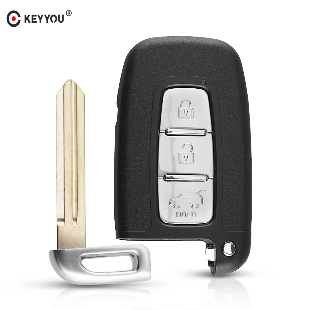 KEYYOU 3 Buttons Remote Car Key Shell For Hyundai I30 Ix35 Sonata