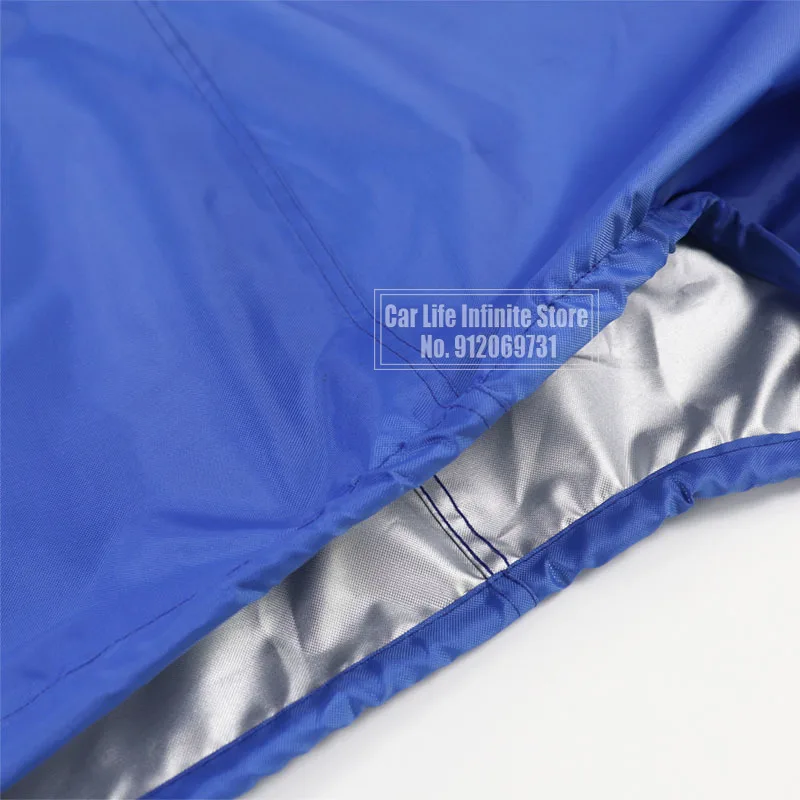 Boat Full Outboard Engine Cover Waterproof Sunshade Dust-proof Protection 420D for 6-225HP Motor