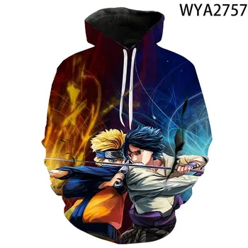 

Men Women Children Naruto Uzumaki Naruto Fashion Casual Comic Cartoon Pullover Streetwear Boy Girl Kids Sweatshirts Hooded Tops