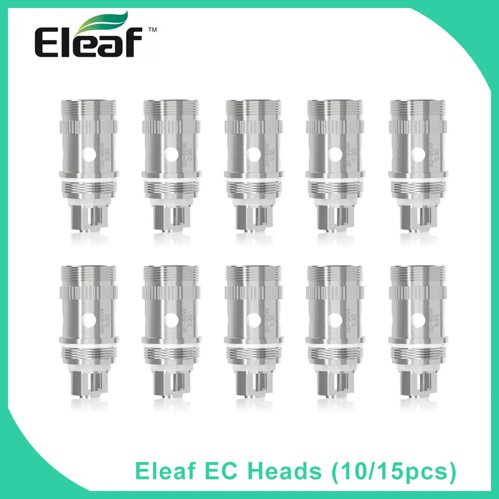 5 шт./10 шт./лот оригинальная Сменная головка Eleaf EC для iJust 2/Melo 3 атомайзер