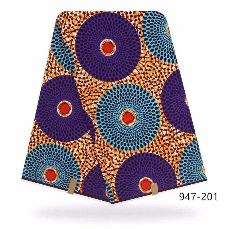 

Wholesale prices 2020 NEW hot african wax fabric Dutch wax prints fabric african Guaranteed veritable wax 6yards! 947