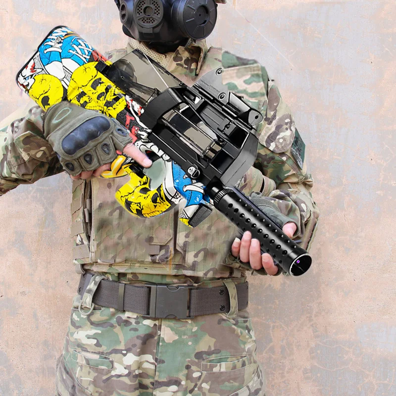 P90 Электрический автоматический игрушечный пистолет граффити издание живое
