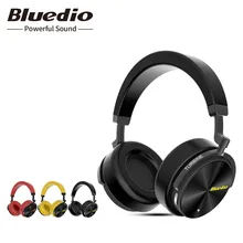 Bluedio T5 Bluetooth гарнитура с активным шумоподавлением Беспроводные наушники HIFI Звук с микрофоном аудио кабель