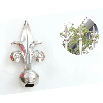 

Freeshipping 190mm Ture Color Decoration Handrail Armrest Stair Fence Gate Door Top Tip With Base Parts Head for Outdoor