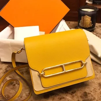 

2020 new pig nose bag small Flap bag leather fashion women's bag tofu bag women's shoulder bag women's messenger bag mini tote
