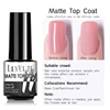 LILYCUTE 7ML Matte Top Coat Varnish For Nail Art Matte Color Gel Matte Top Coat Need Soak-Off UV Lamp Gel Nail Skin Care Hybrid ► Photo 2/6