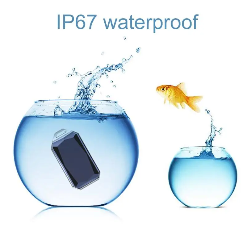 IP67 Waterproof Pet GPS Locator for Dogs Cats Cattle Sheep Tracking Anti-lost Machine Pet Collar Wifi Mini Light Tracker