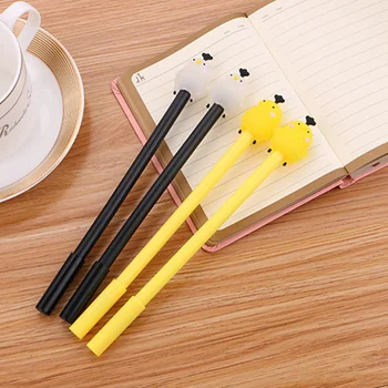 

10Pcs Gel Pen Cartoon Fine Silicone Nice Tool Marker Pen Stationery Gel Ink Pen