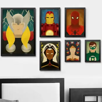 

Superhero Batman Poster Classical Famous Movie Role Canvas Painting for Living Room Bedroo Home Decoration