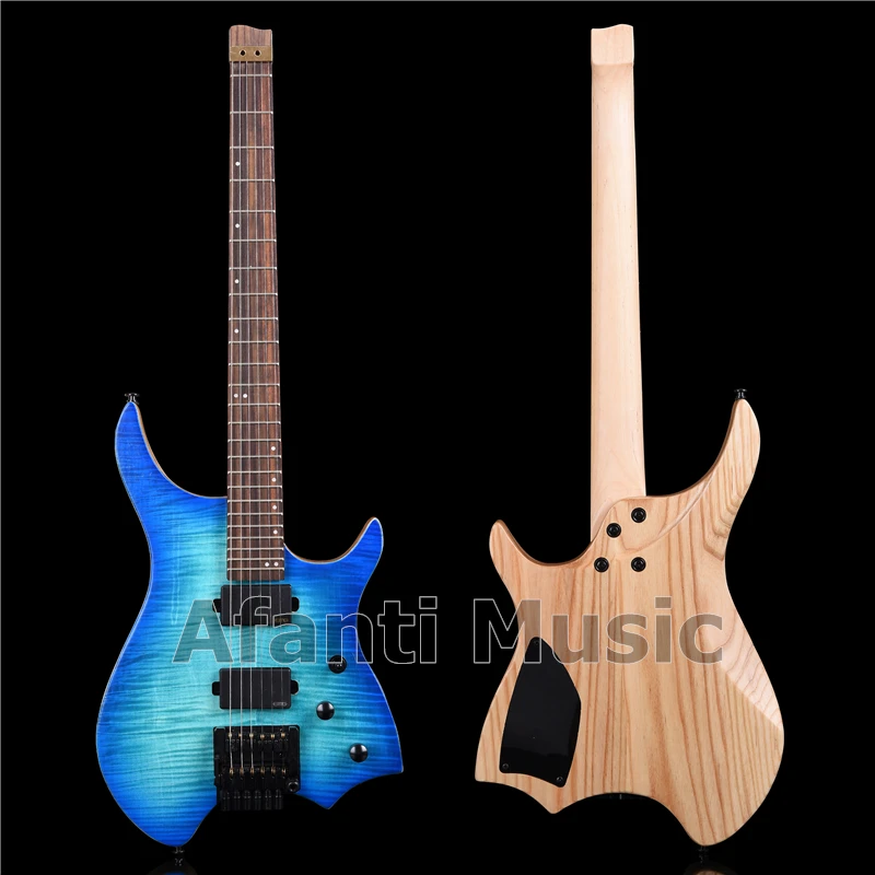 Afanti музыкальная фабрика Безголовый стиль Ash Body Электрогитара(AWT-723