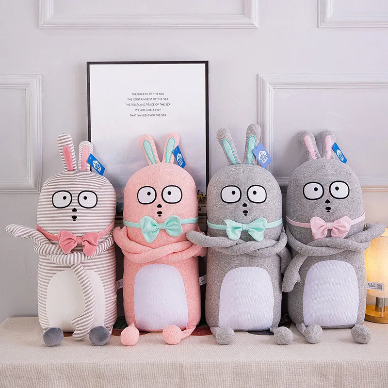

2019 New Style Plush Toys Gentleman Rabbit Pillow Bowtie Rabbit Doll Plans to Sample Customizable