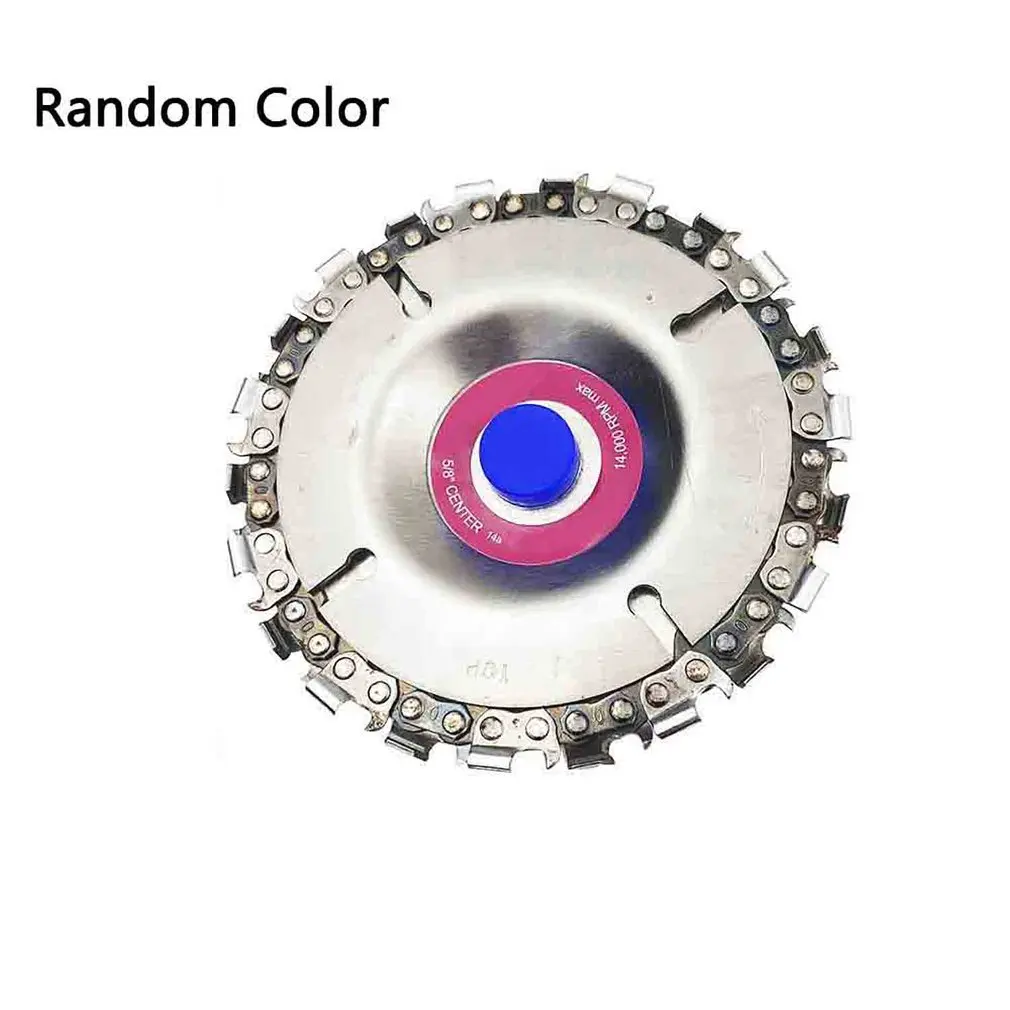 Round Shape Durable Use Woodworking Grinder Disc Fine Chain Saw Grinding Chain Wheel Wood Carving Disc for Angle Grinder Sale