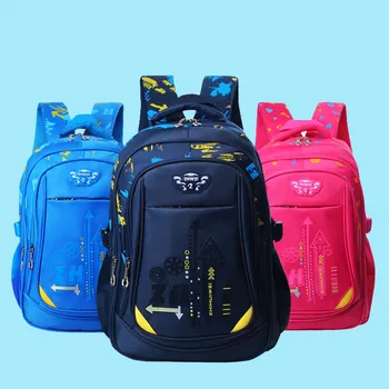

Schoolbag primary school students new spine waterproof male 1-3-6 grade children's schoolbag female 6-14 years old backpack