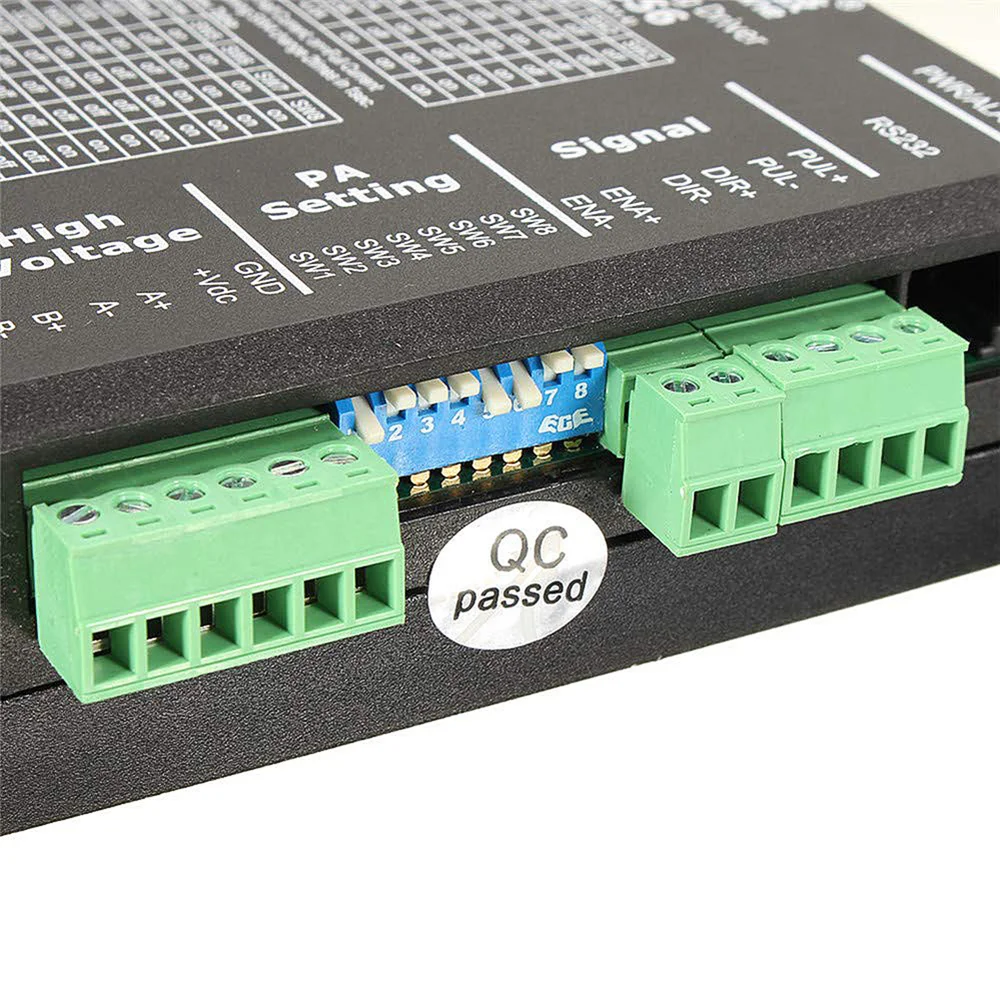 DM856 цифровой шаговый двигатель драйвер для 80V 0.5A до 5.6A двигатели