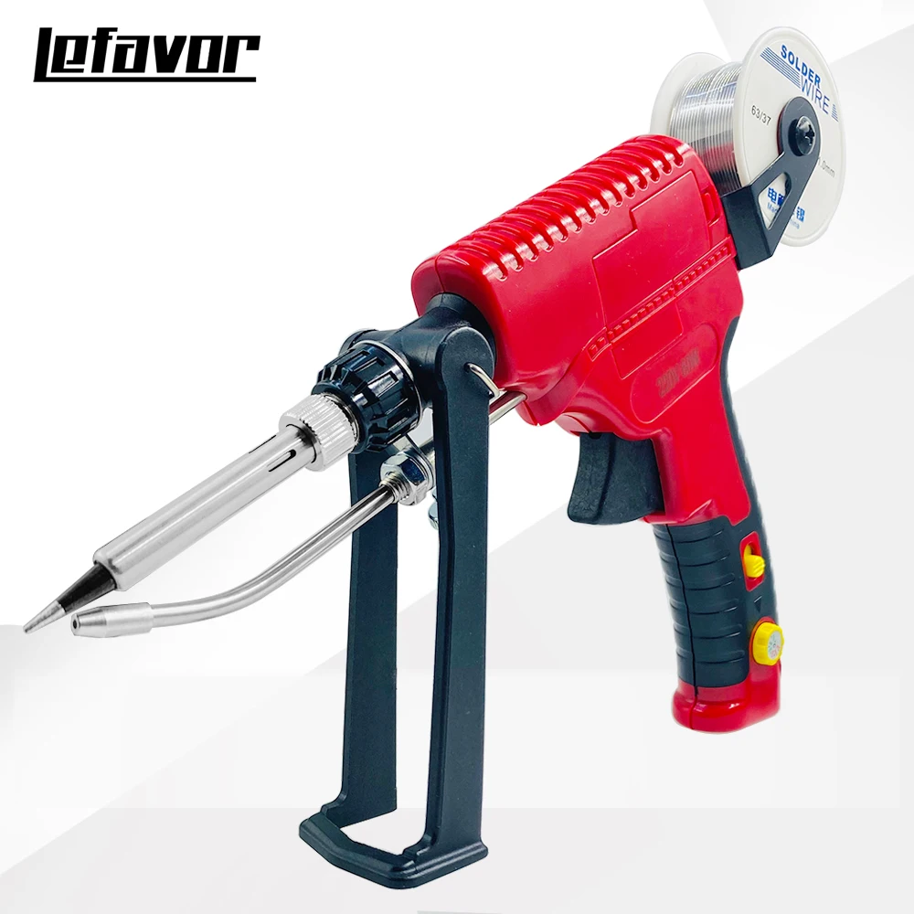 Soldering Iron 60W Electric Soldering Iron Manual Soldering Gun Internal Heating Automatically Send Tin Gun Welding Repair Tool