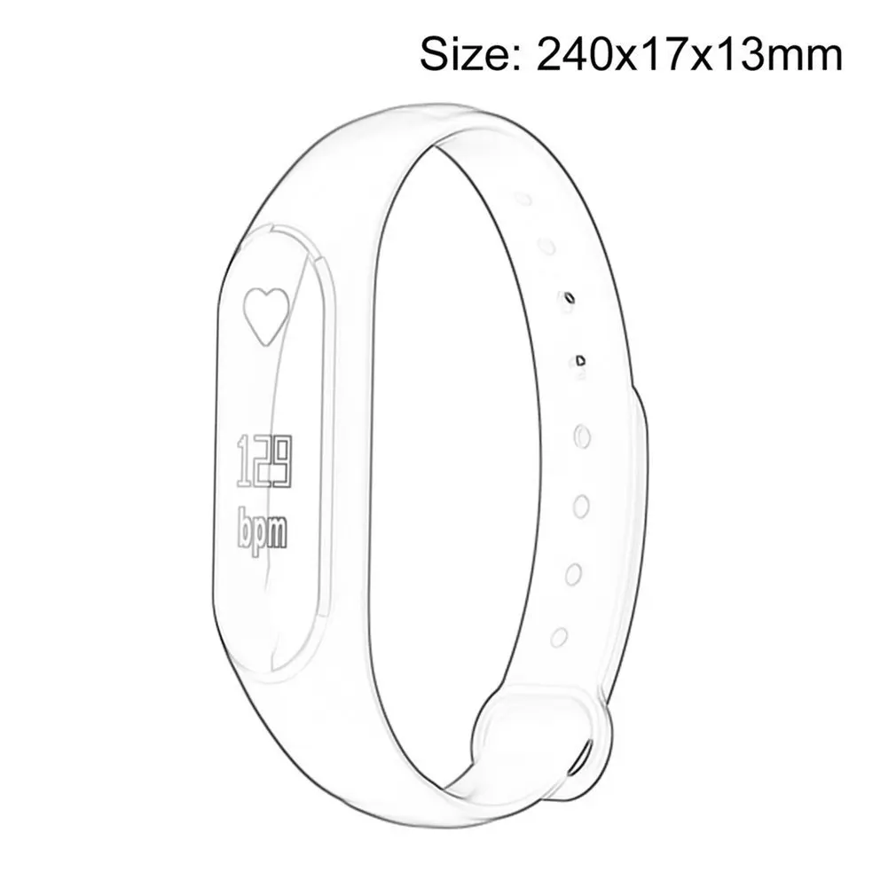 Спортивный смарт-браслет, монитор сердечного ритма, OLED, Bluetooth, смарт-браслет, трекер активности, сна, Smartband для iOS, Android, телефона