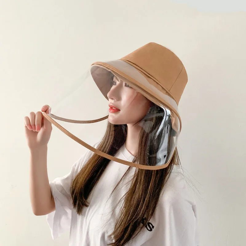 Protective Face Hat Anti-Fog Face Cover Face Shield Fisheman Hat