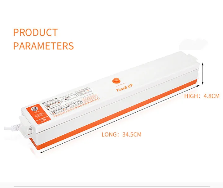 Vacuum Sealer Upgraded Automatic Packaging Food Sealer Machine with 10 Sealing Bags Food Vacuum Air Sealing System