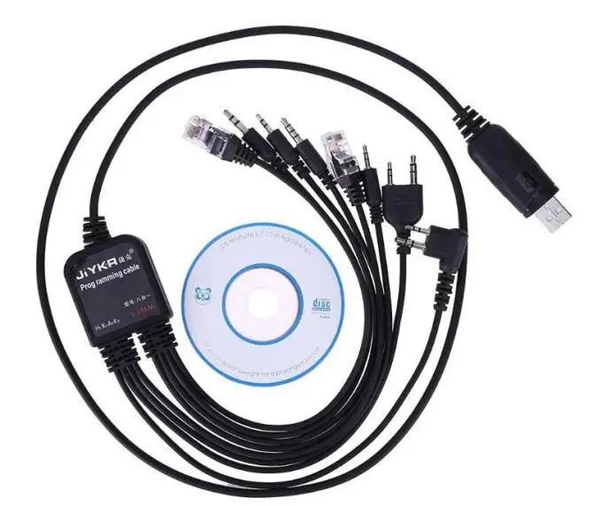 8 в 1 компьютерный USB Кабель для программирования kenwood baofeng motorola yaesu icom Handy walkie talkie car
