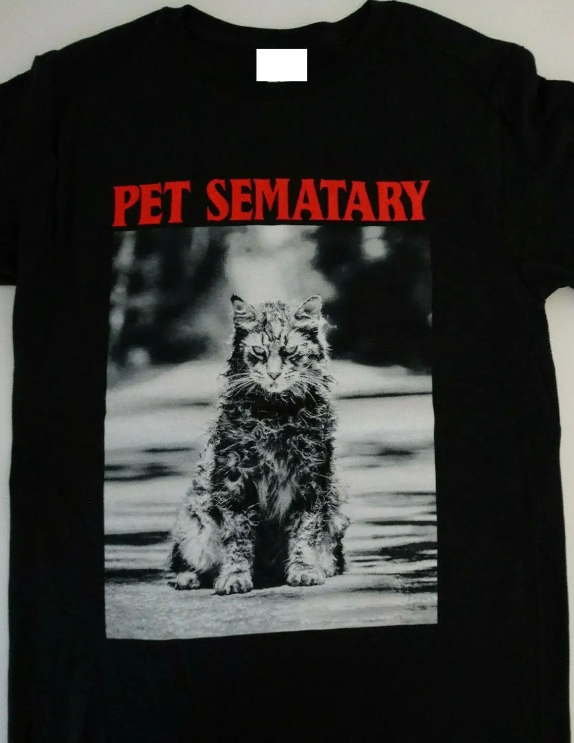 Футболка для домашних животных Sematary Cat In The Road Horror Movie Harajuku Xxxtentacion Lgbt Ajax странные