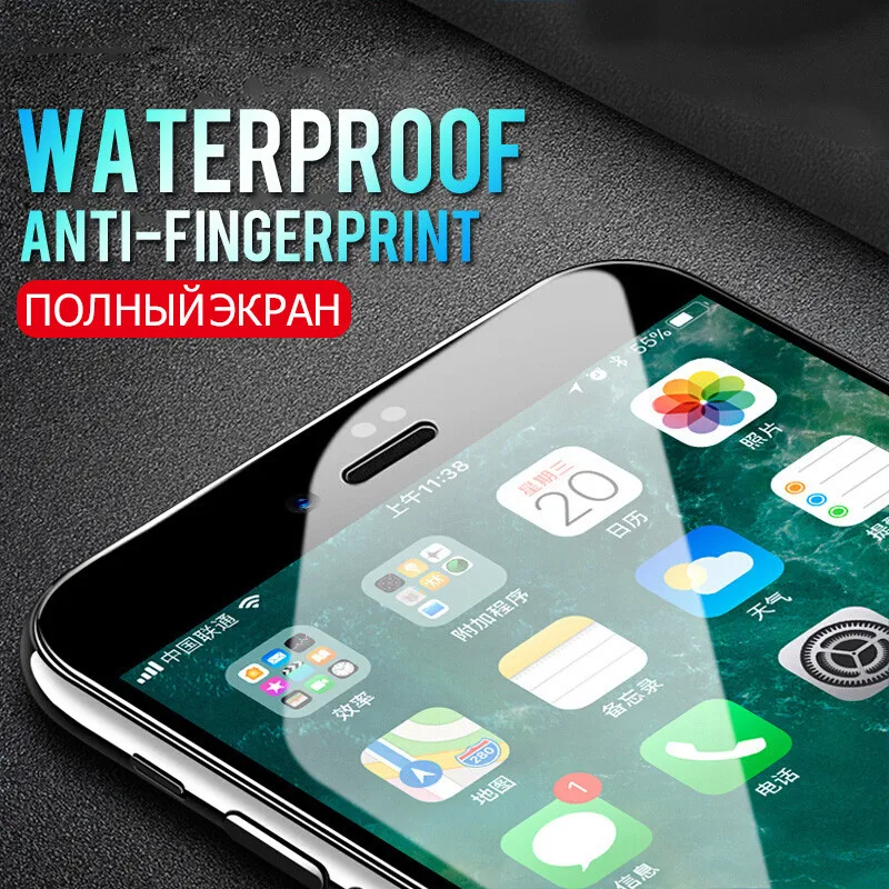 3D закаленное стекло с полным покрытием для iphone 11 Pro XS MAX XR X 8 6 6s Plus 7 SE 2020 Защитная