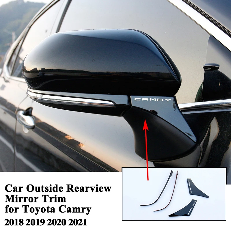 4 шт./компл. декоративная накладка на зеркало заднего вида для автомобиля