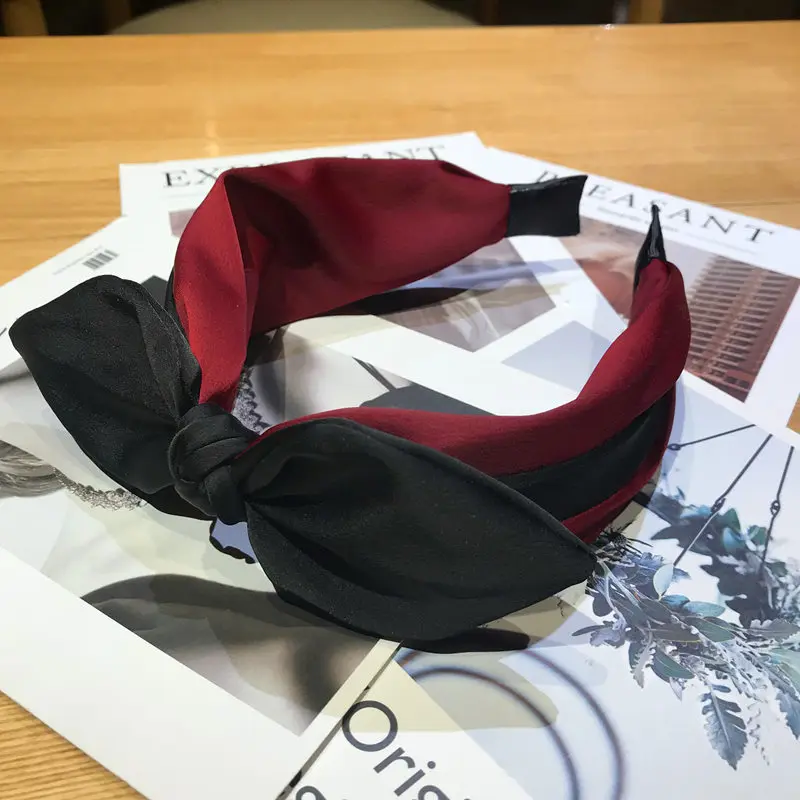 Онлайн повязки для волос знаменитостей Южная Корея простые большие ободки