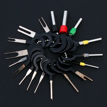

26PCS Car Terminal Removal Tool Wire Plug Connector Extractor Puller Release Pin Kit Automotive Care Tools Accessories