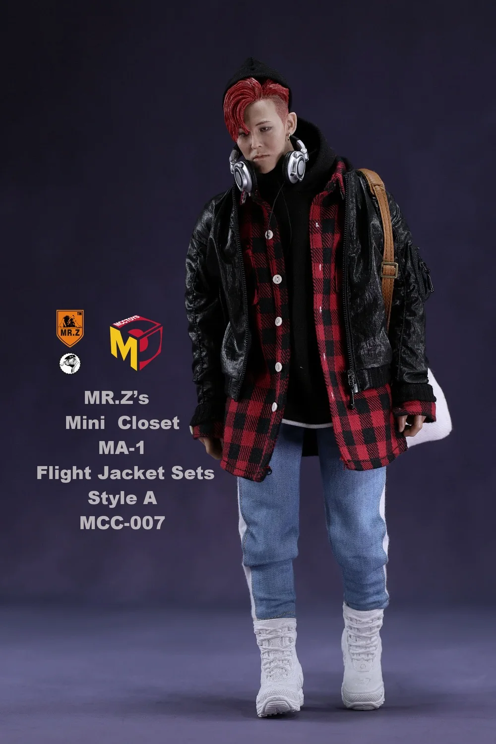 MCCToys Mr. Z 1/6 Мужская мода летная куртка наборы кожаное пальто джинсы ботинки модель для 12 дюймов одежда BIGBANG аксессуар