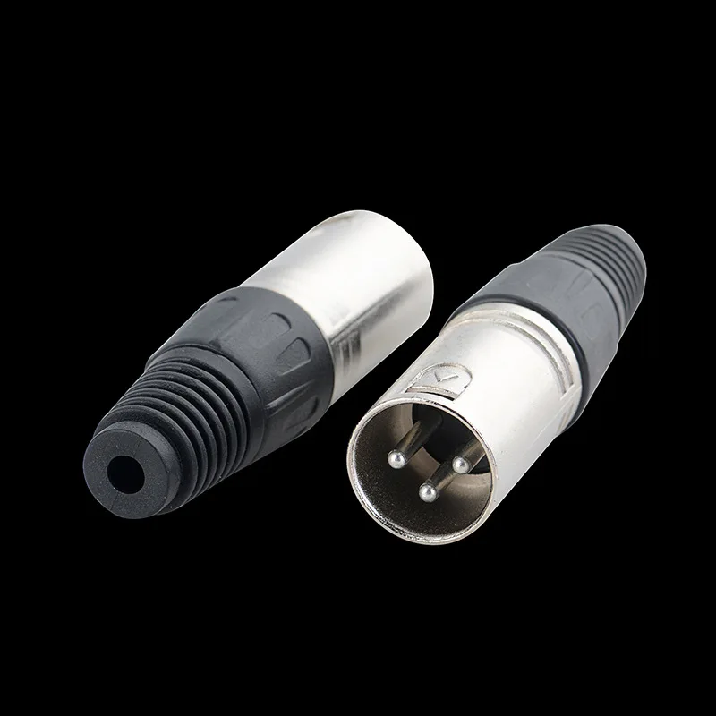 Универсальный XLR 3 ядра Мужской Соединительный микрофон аудио оборудование разъем Canon разъем Мужской Разъем трехъядерный баланс карты Leadi