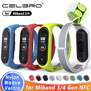 

Nylon Strap for Xiaomi Mi Band 4 3 Bracelet Silicone Replaceable Wrist band Strap 5 for Xiaomi Miband 4/3 Band3 Band4 NFC Belt