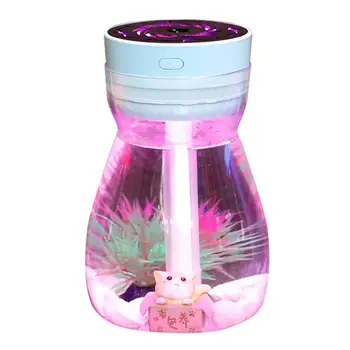 

Phoenix Colorful Light Bottle Humidifier Mini Usb Home Desktop Mute Hydrating Artifact Ultra Quiet Spray