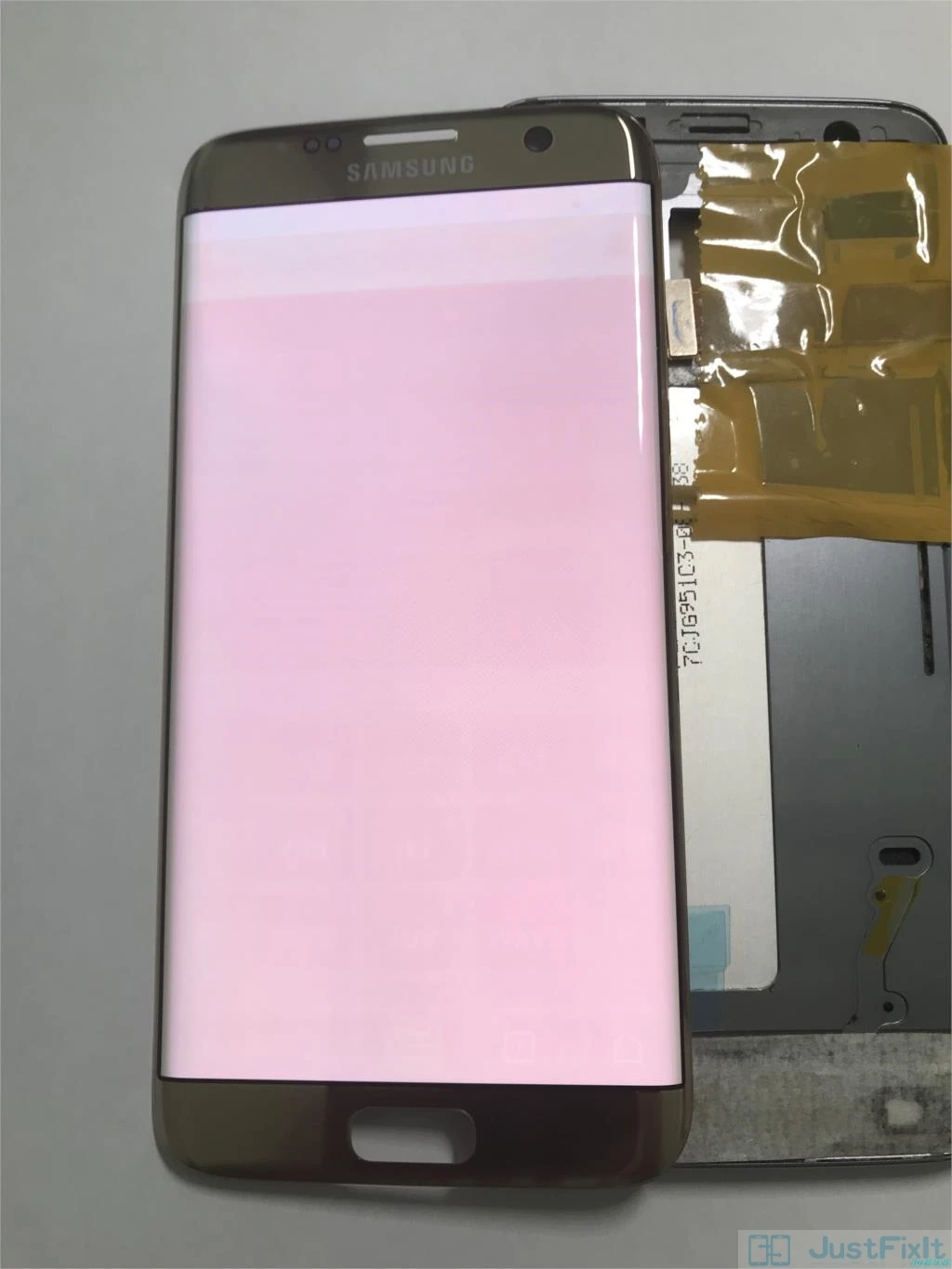 Оригинальный супер AMOLED для Samsung Galaxy S7 edge сжигание тени ЖК дисплей сенсорный экран