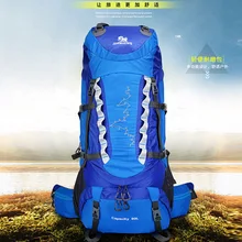 80L сумка для альпинизма на открытом воздухе, водонепроницаемая сумка для путешествий, Большая вместительная сумка для кемпинга, альпинизма, мужская и женская сумка