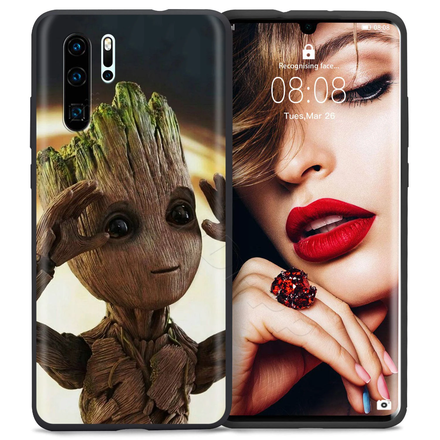 Webbedepp Guardians Groot Marvel чехол для Huawei P8 P9 P10 P20 P30 Lite Pro P Smart Z Mini