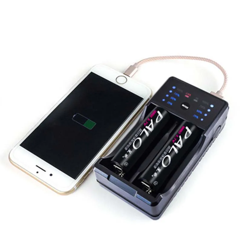 

New 18650 Battery Charger For 3.7v 14500 18650 26650 18490 1.2v SC AA AAA Ni-Mh Ni-Cd Rechargeable for iphone xiaomi phone